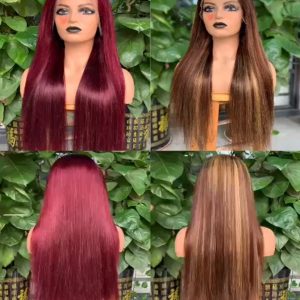 13x4 lace wig straight ombre